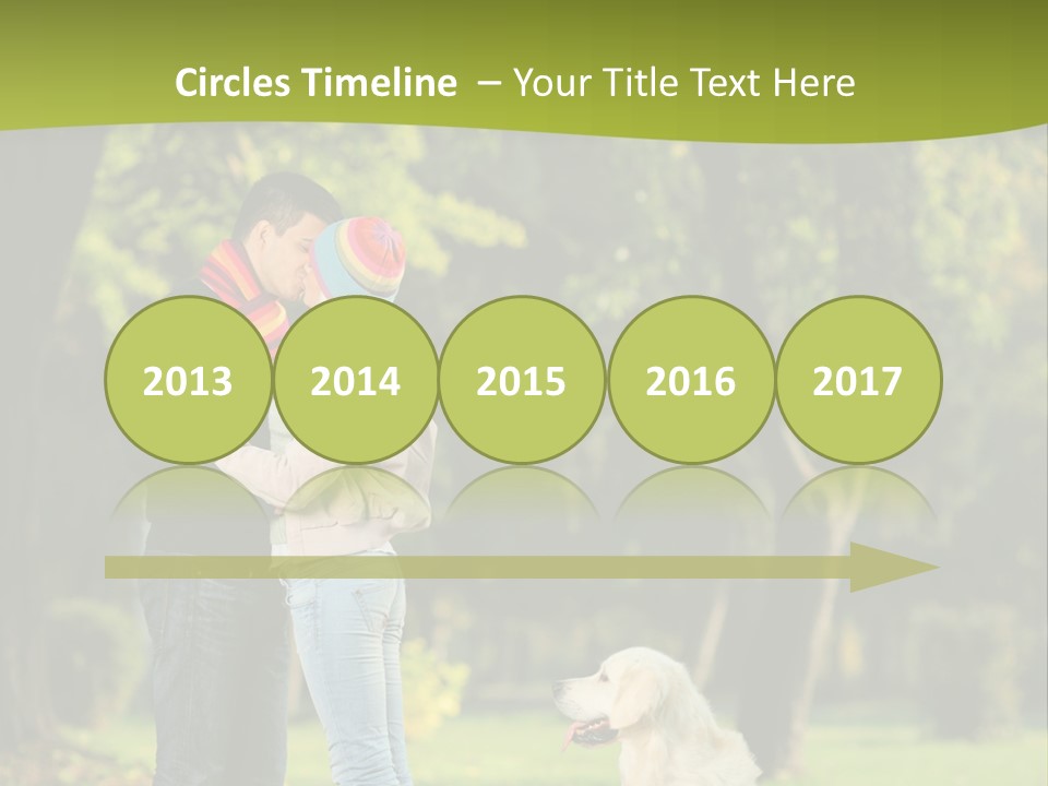 Guy Scene Hug PowerPoint Template