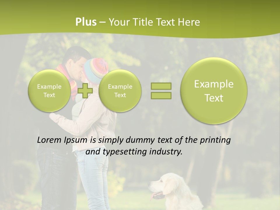 Guy Scene Hug PowerPoint Template