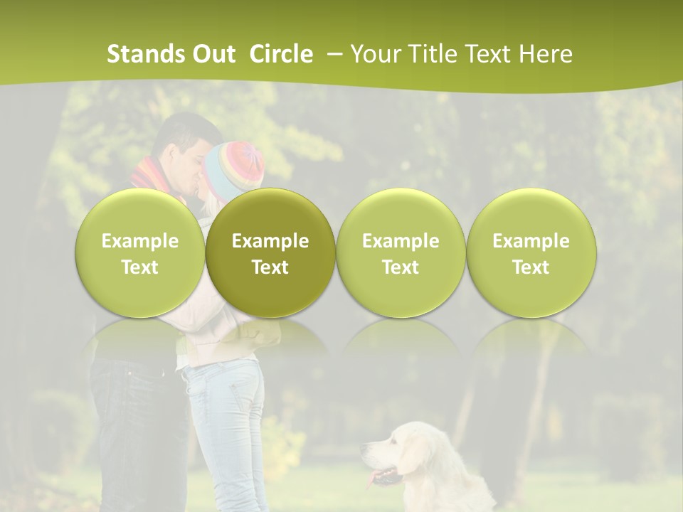 Guy Scene Hug PowerPoint Template