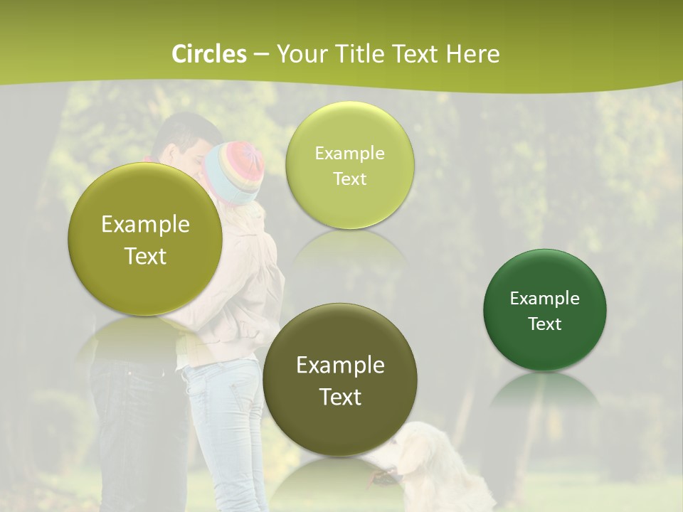 Guy Scene Hug PowerPoint Template