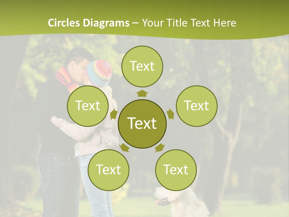 Guy Scene Hug PowerPoint Template