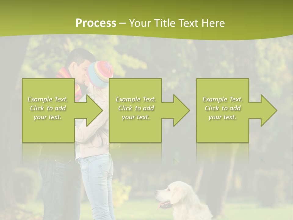 Guy Scene Hug PowerPoint Template