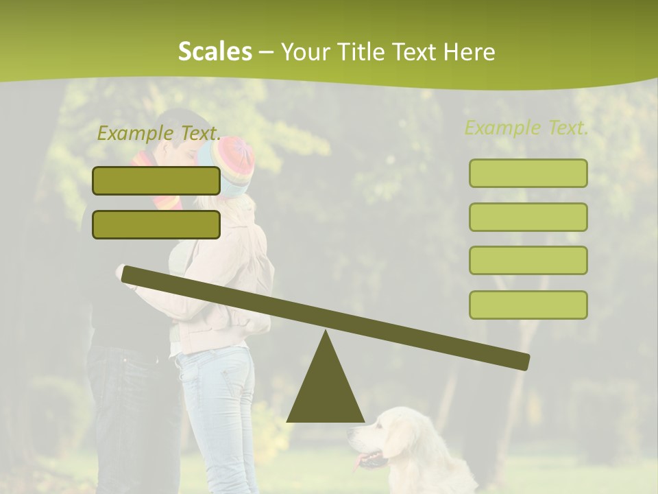 Guy Scene Hug PowerPoint Template