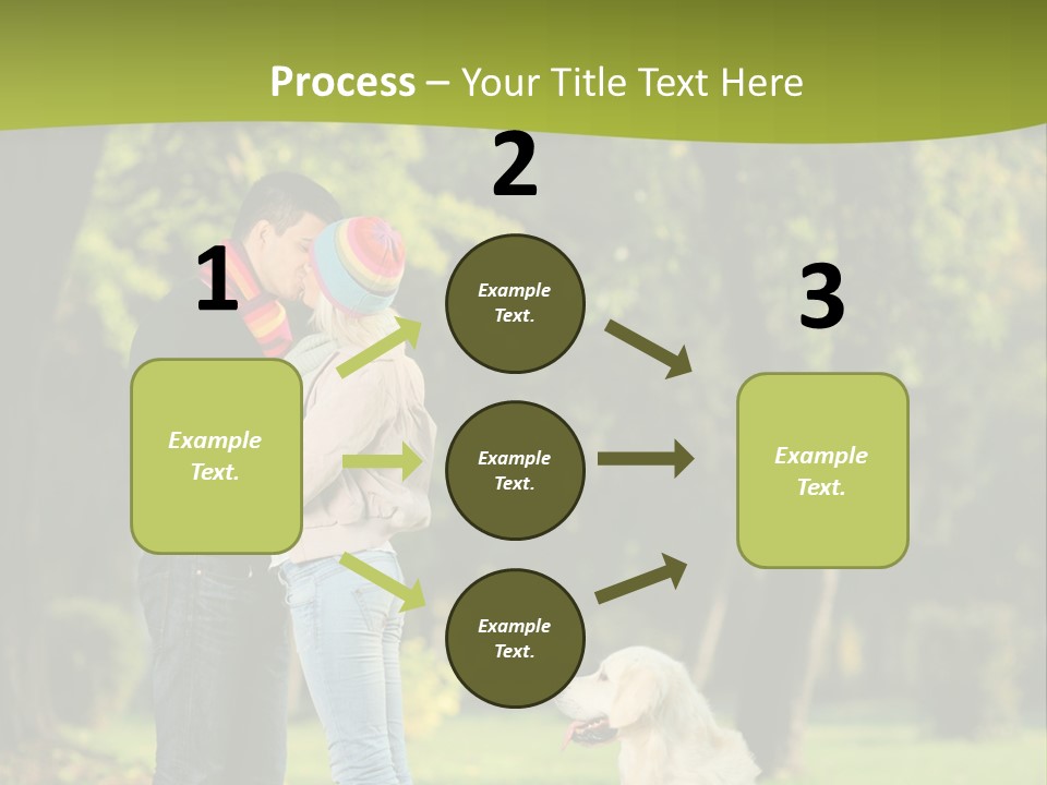 Guy Scene Hug PowerPoint Template