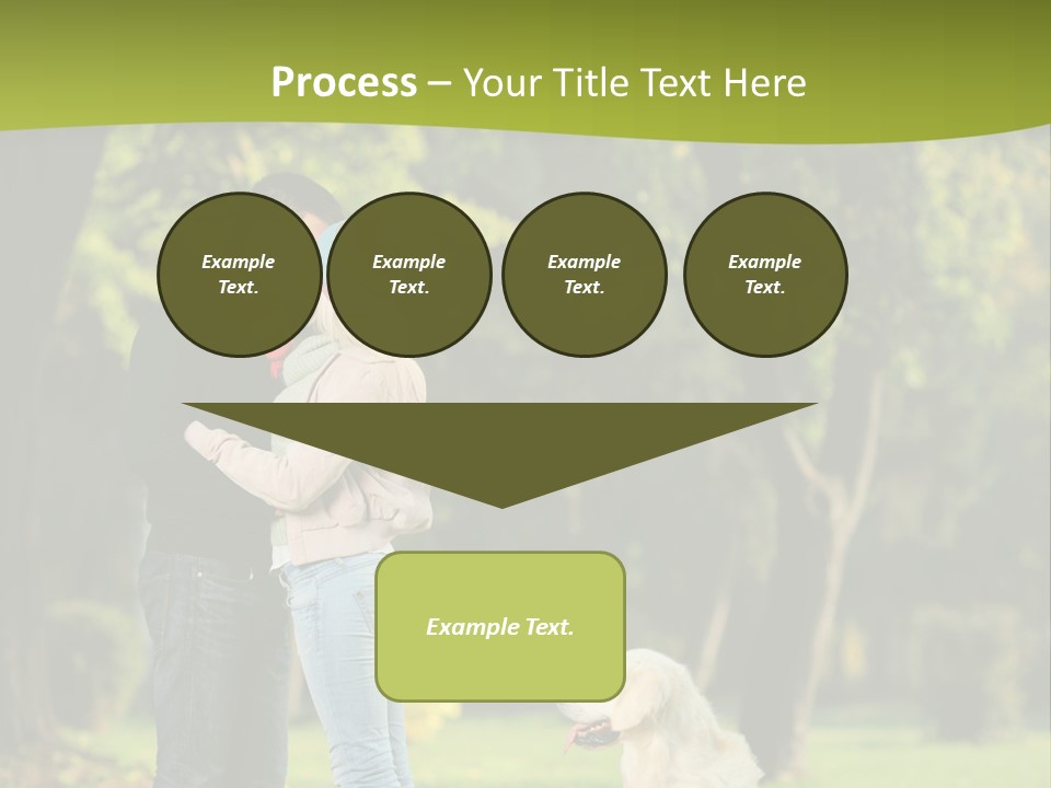 Guy Scene Hug PowerPoint Template