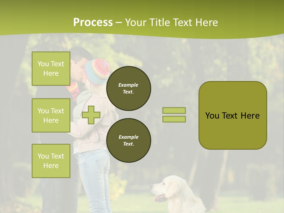 Guy Scene Hug PowerPoint Template