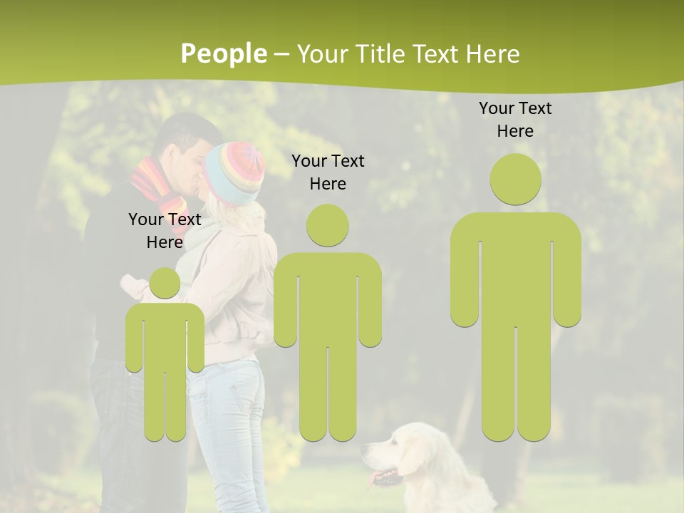 Guy Scene Hug PowerPoint Template