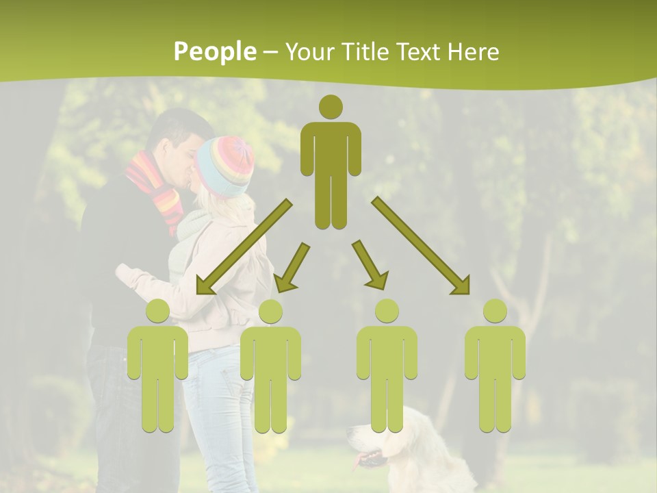 Guy Scene Hug PowerPoint Template