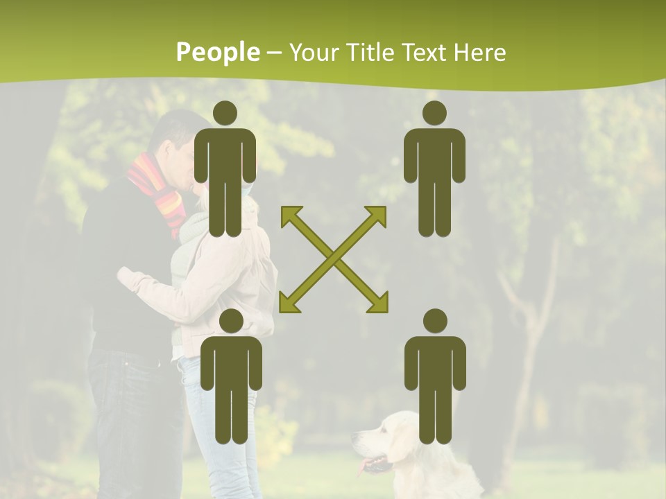 Guy Scene Hug PowerPoint Template