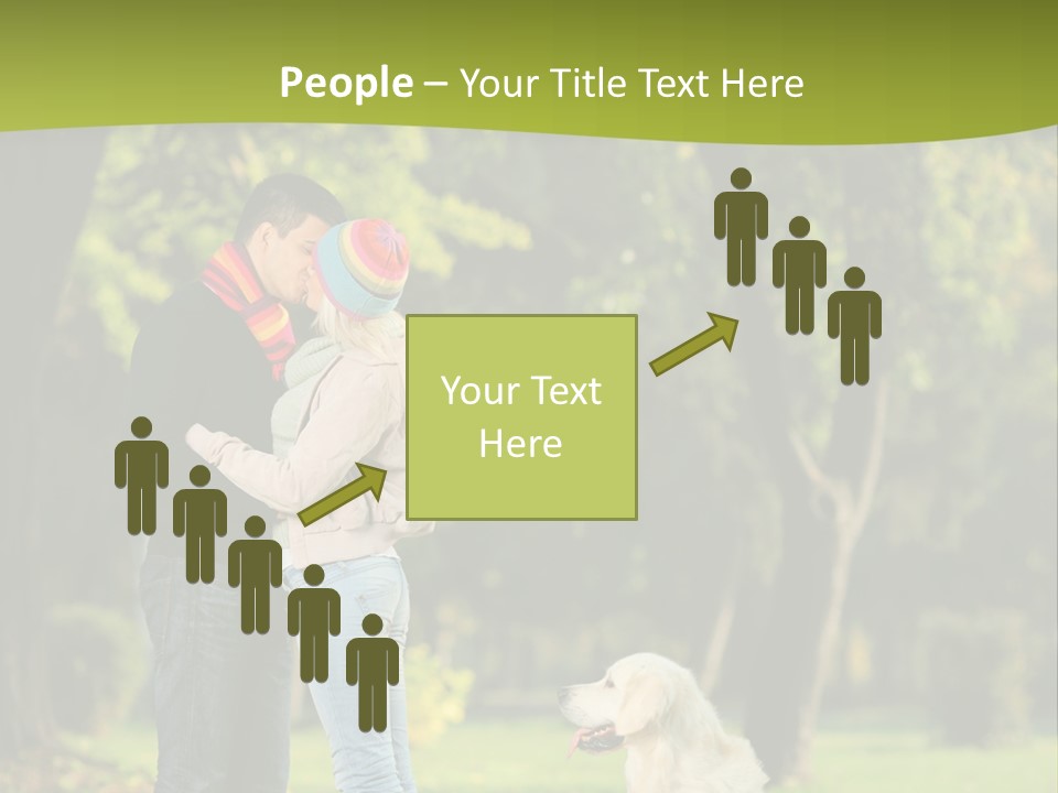 Guy Scene Hug PowerPoint Template