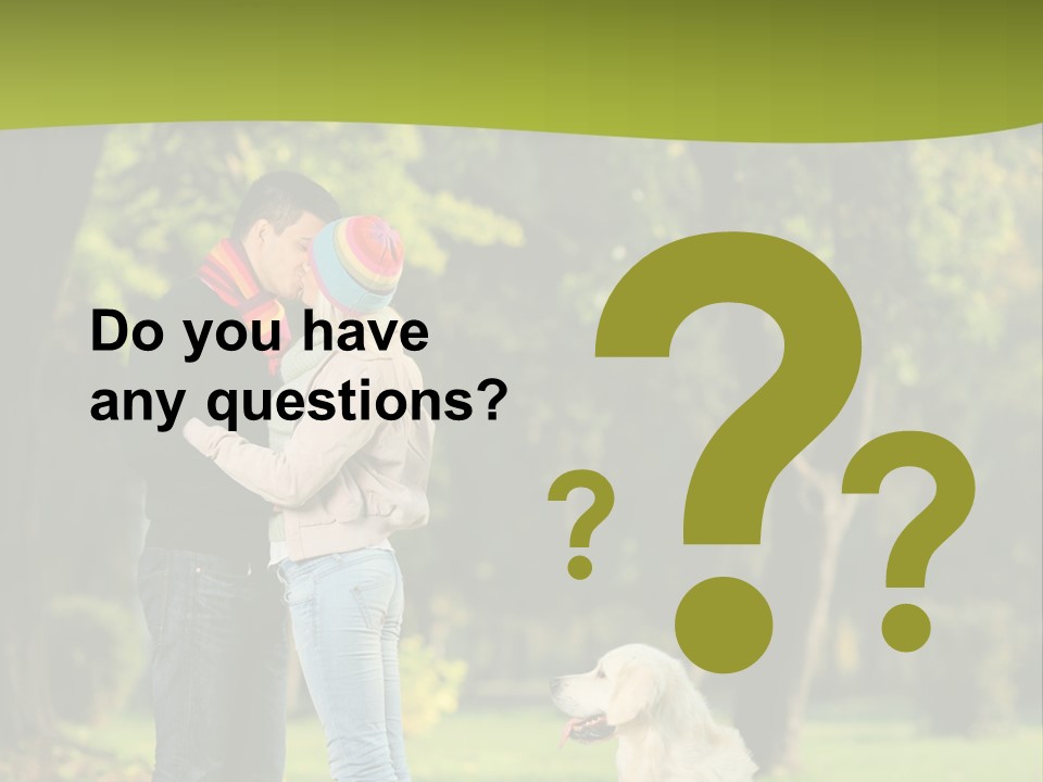 Guy Scene Hug PowerPoint Template