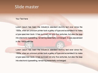 Care Love Fist PowerPoint Template