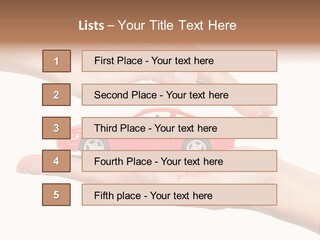 Care Love Fist PowerPoint Template