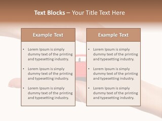 Care Love Fist PowerPoint Template