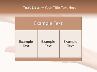 Care Love Fist PowerPoint Template