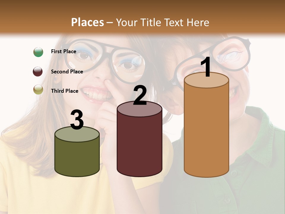 Eyes Fun Girl PowerPoint Template