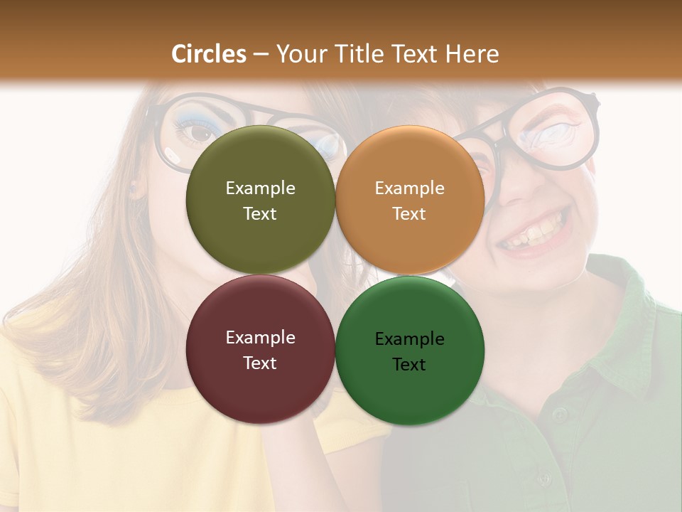 Eyes Fun Girl PowerPoint Template