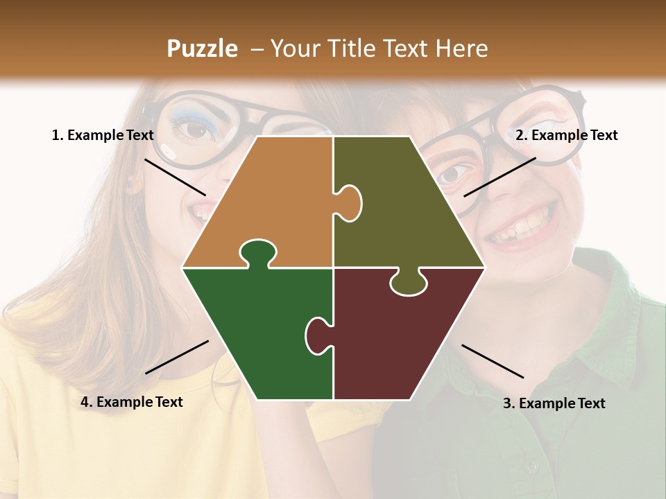 Eyes Fun Girl PowerPoint Template