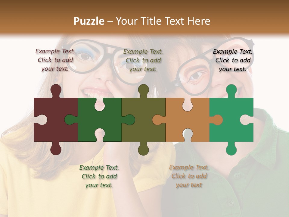 Eyes Fun Girl PowerPoint Template