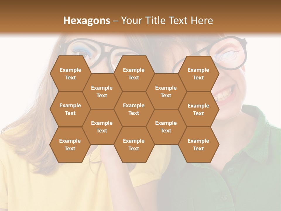 Eyes Fun Girl PowerPoint Template