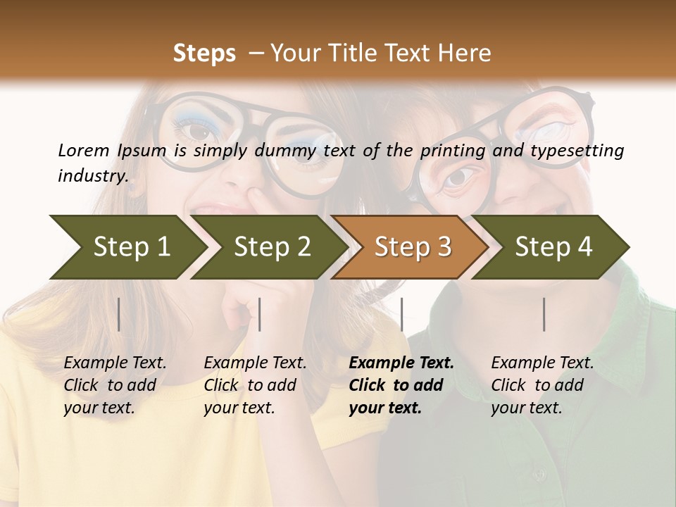 Eyes Fun Girl PowerPoint Template