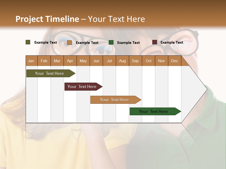 Eyes Fun Girl PowerPoint Template