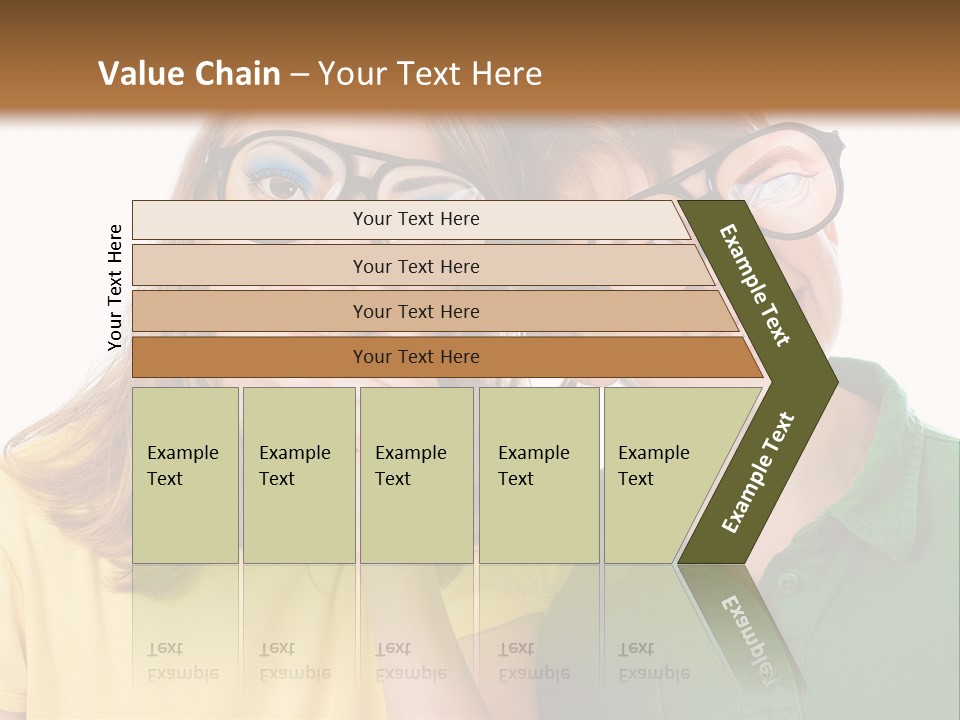 Eyes Fun Girl PowerPoint Template