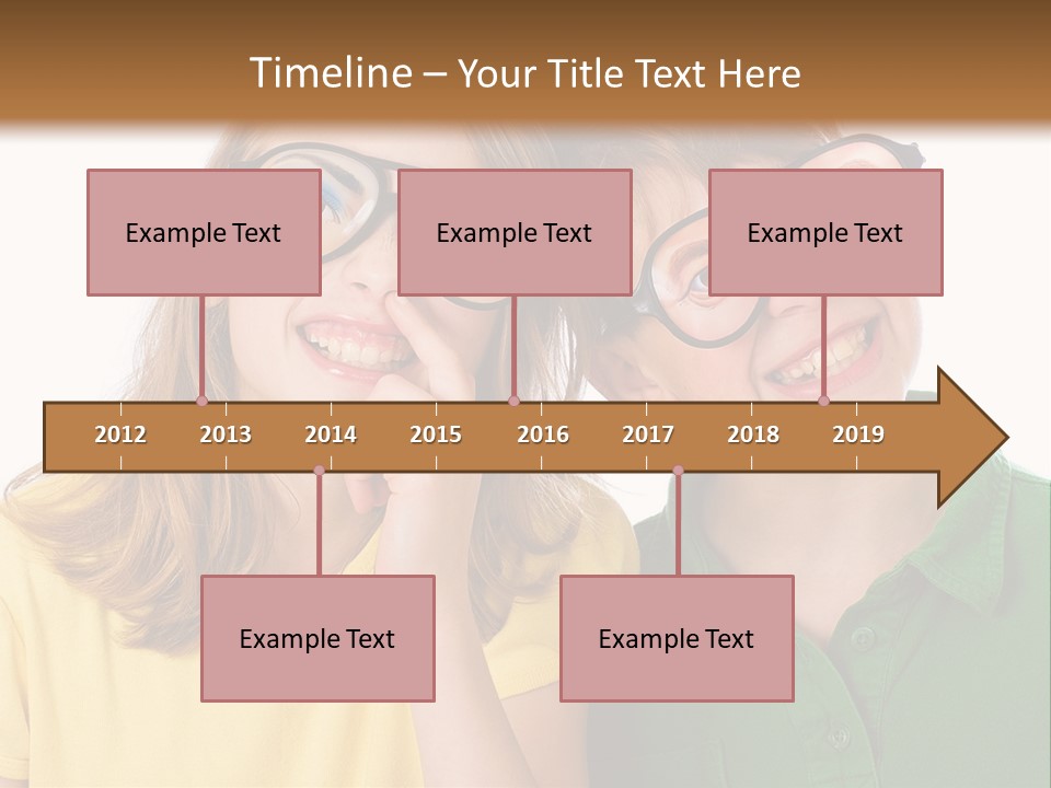 Eyes Fun Girl PowerPoint Template