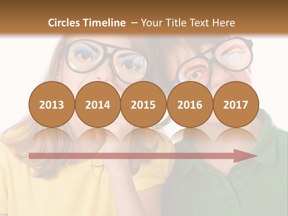 Eyes Fun Girl PowerPoint Template
