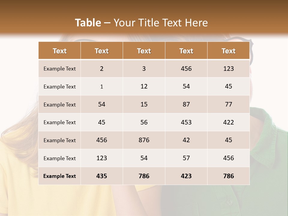 Eyes Fun Girl PowerPoint Template