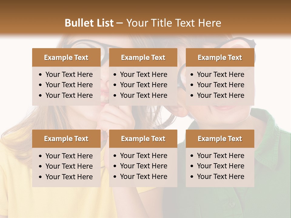 Eyes Fun Girl PowerPoint Template