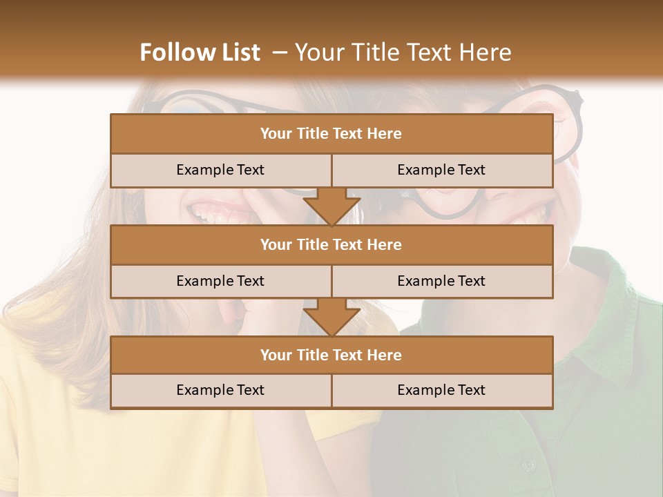 Eyes Fun Girl PowerPoint Template