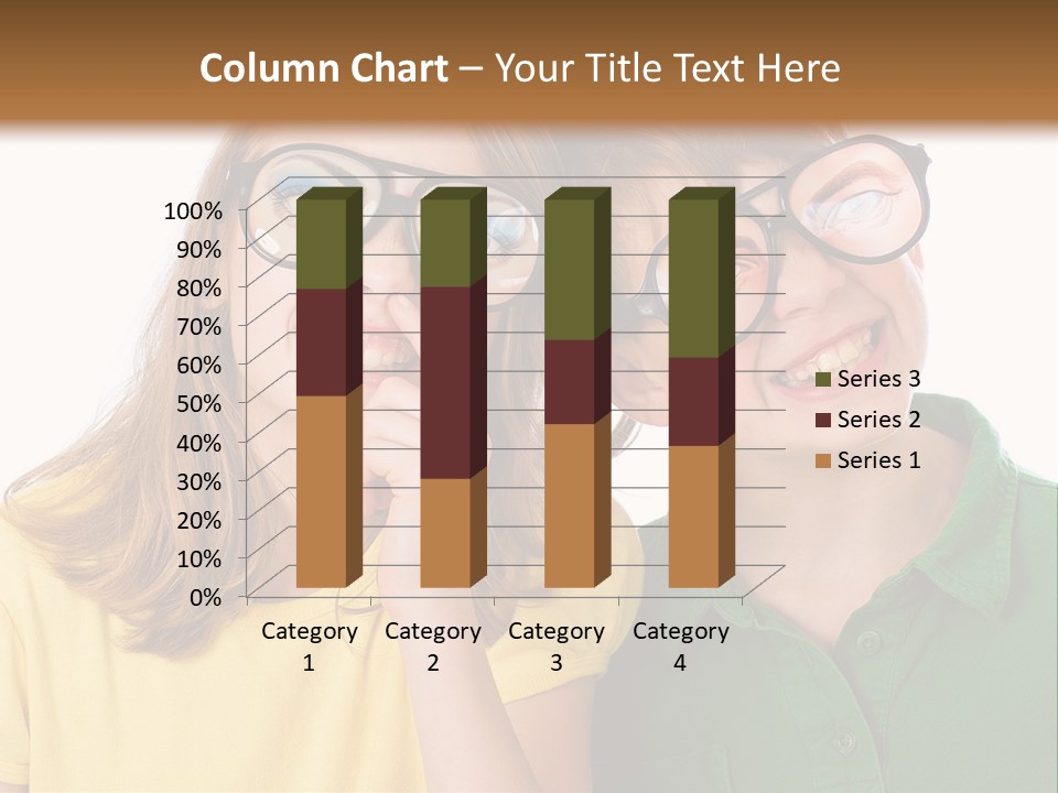 Eyes Fun Girl PowerPoint Template