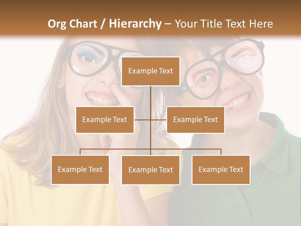 Eyes Fun Girl PowerPoint Template