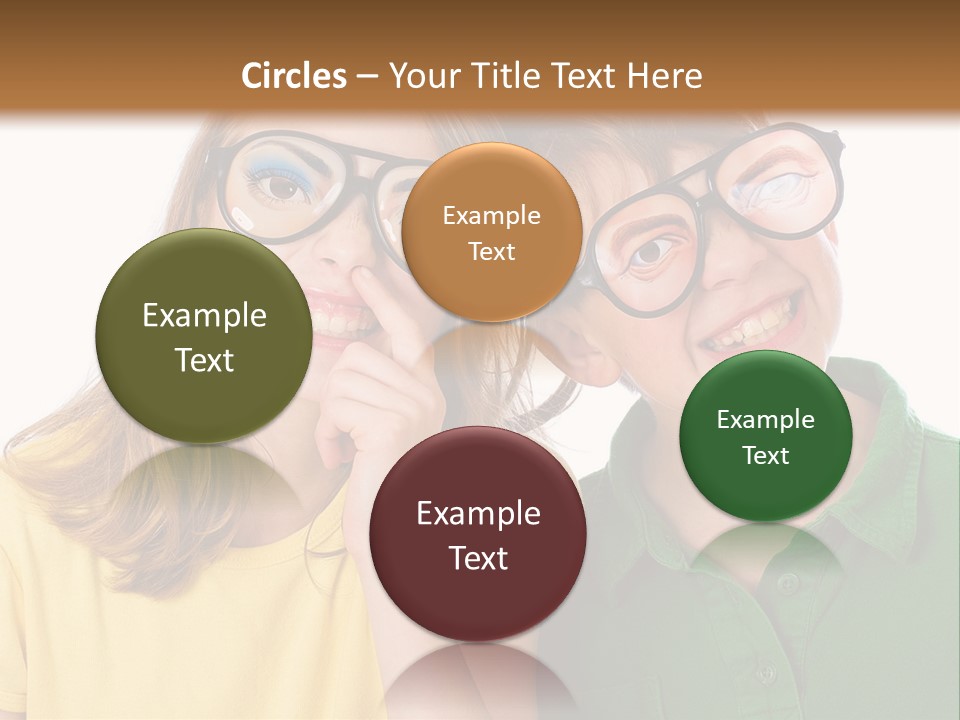 Eyes Fun Girl PowerPoint Template