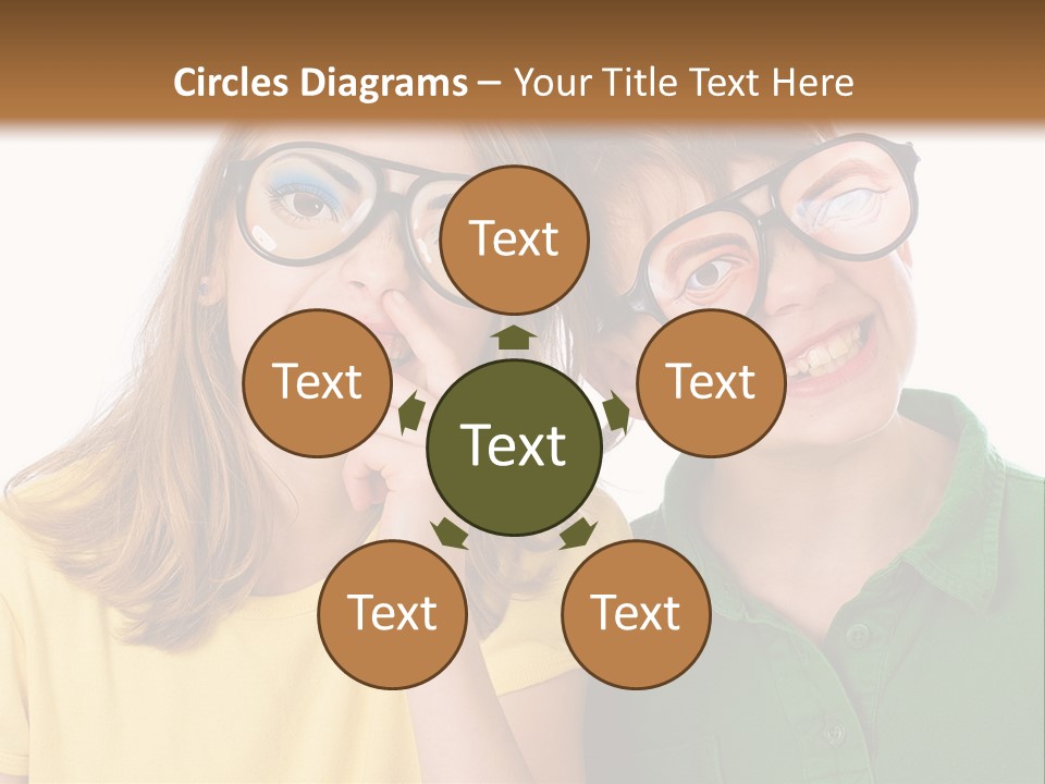 Eyes Fun Girl PowerPoint Template