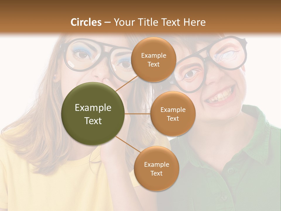 Eyes Fun Girl PowerPoint Template