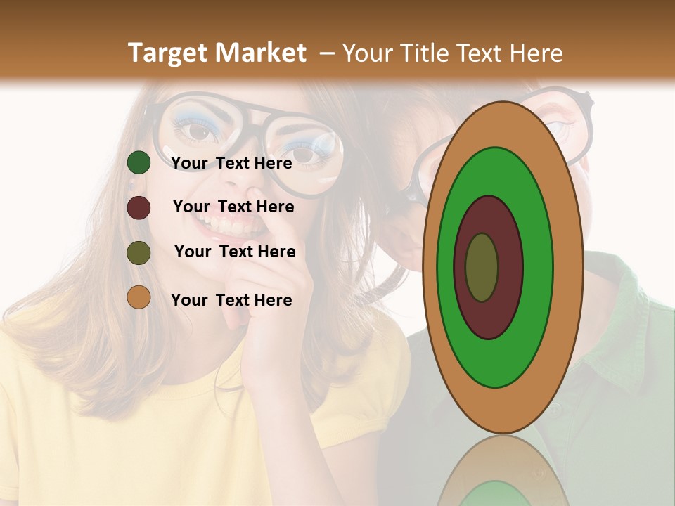 Eyes Fun Girl PowerPoint Template