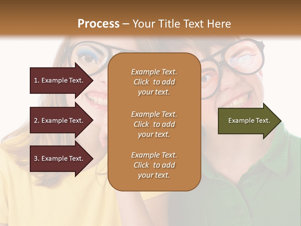 Eyes Fun Girl PowerPoint Template