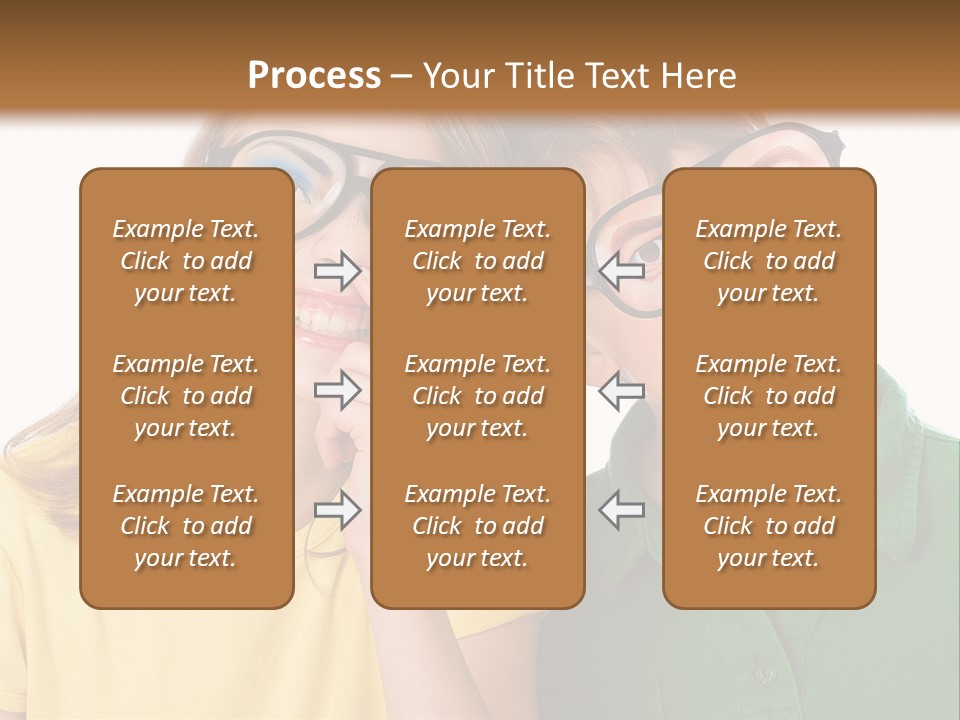 Eyes Fun Girl PowerPoint Template