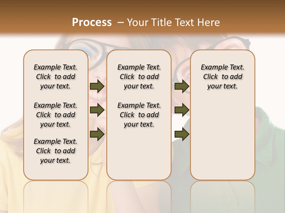 Eyes Fun Girl PowerPoint Template