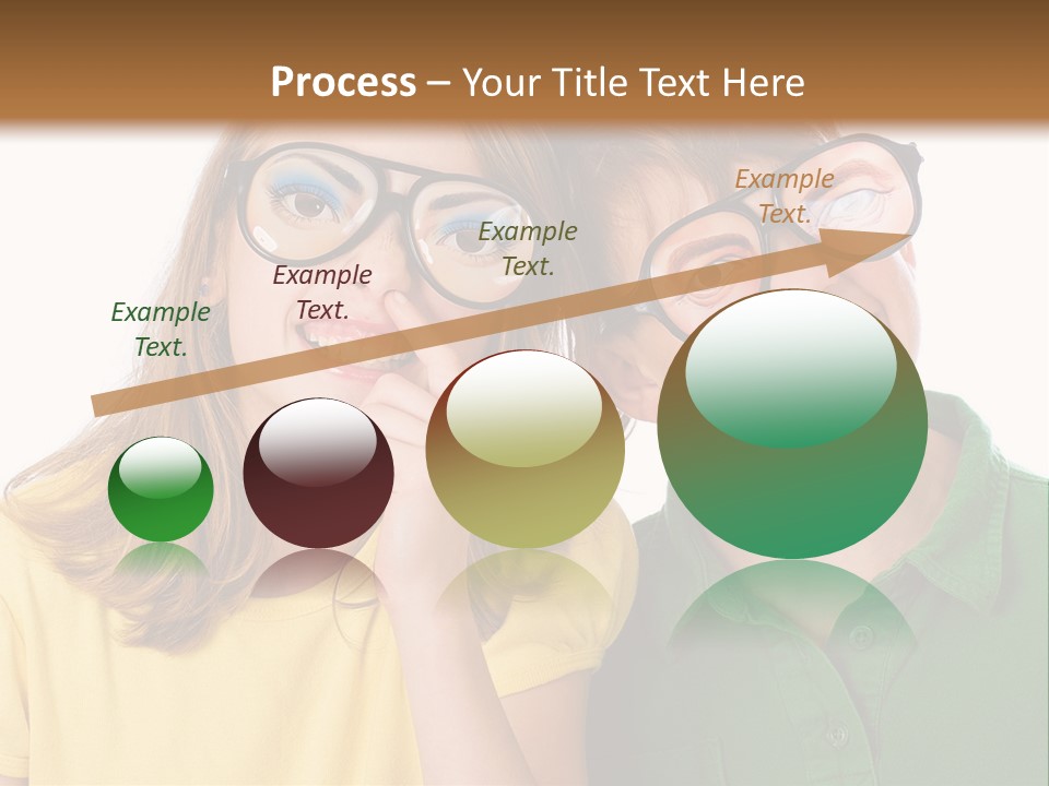 Eyes Fun Girl PowerPoint Template