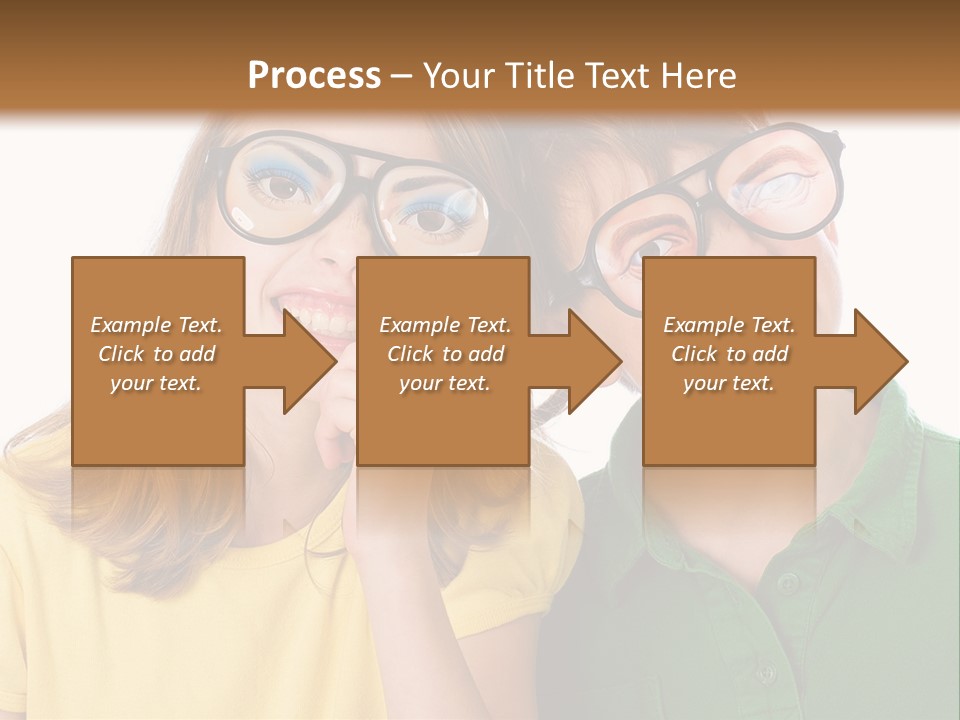 Eyes Fun Girl PowerPoint Template