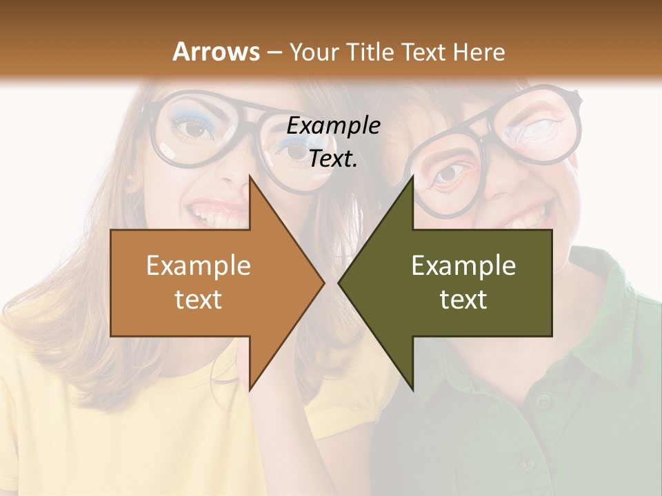 Eyes Fun Girl PowerPoint Template