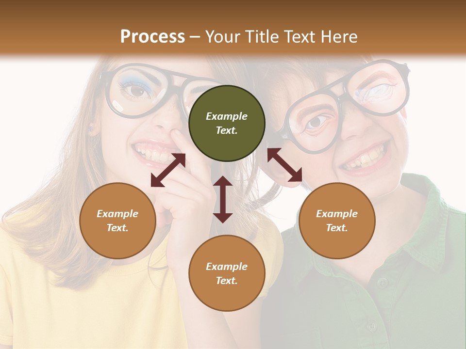 Eyes Fun Girl PowerPoint Template