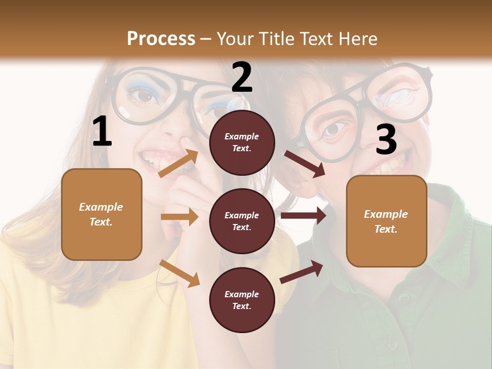 Eyes Fun Girl PowerPoint Template