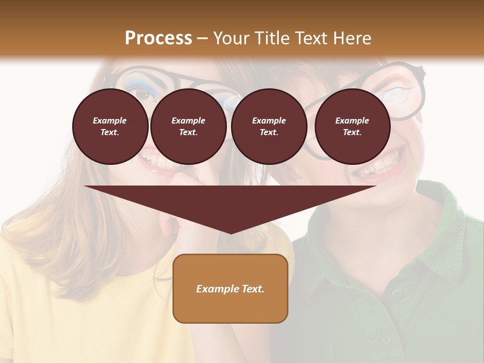 Eyes Fun Girl PowerPoint Template