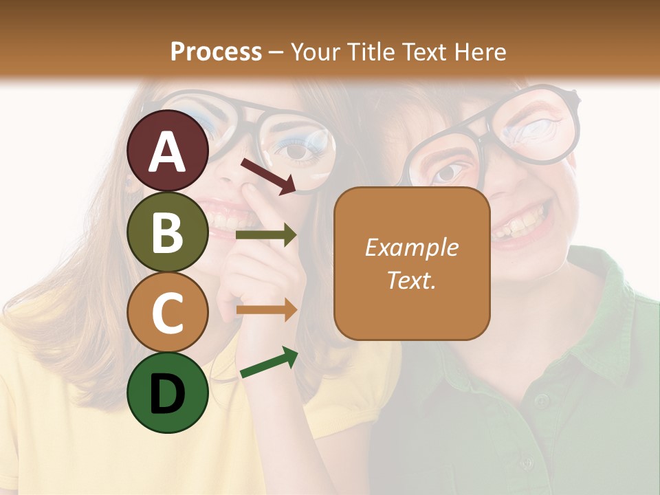 Eyes Fun Girl PowerPoint Template