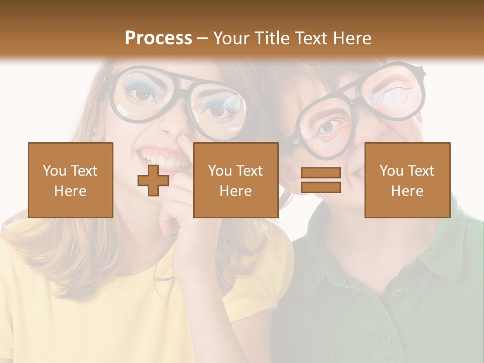 Eyes Fun Girl PowerPoint Template