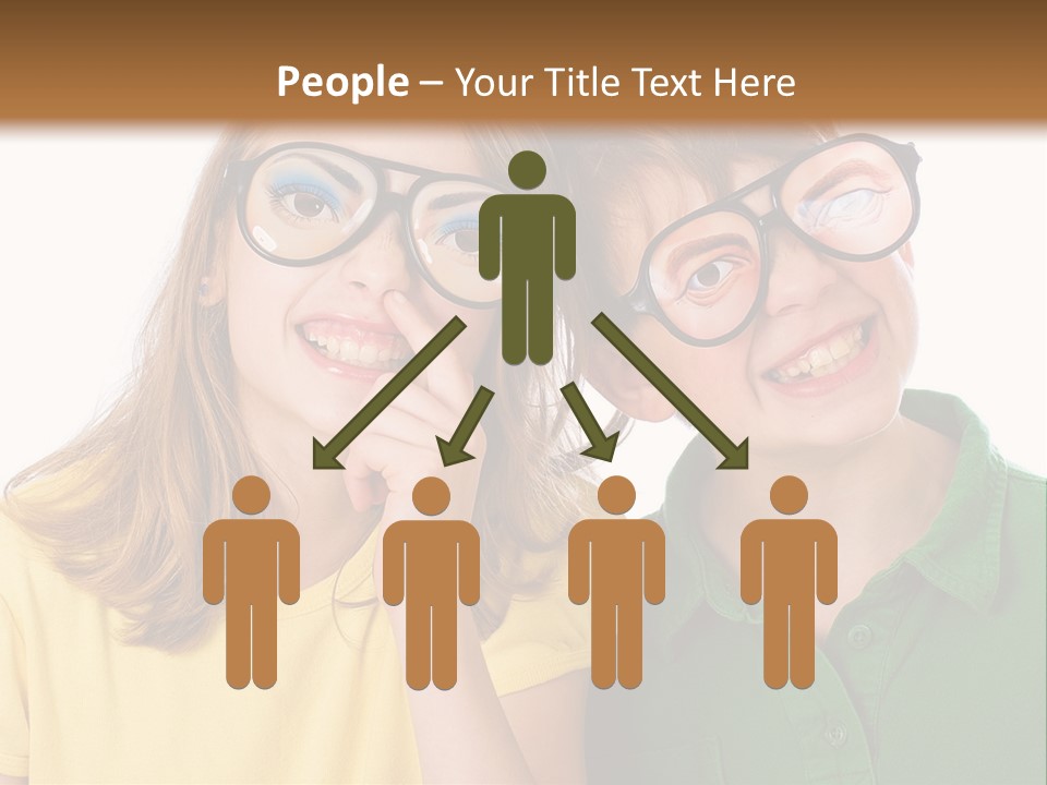 Eyes Fun Girl PowerPoint Template